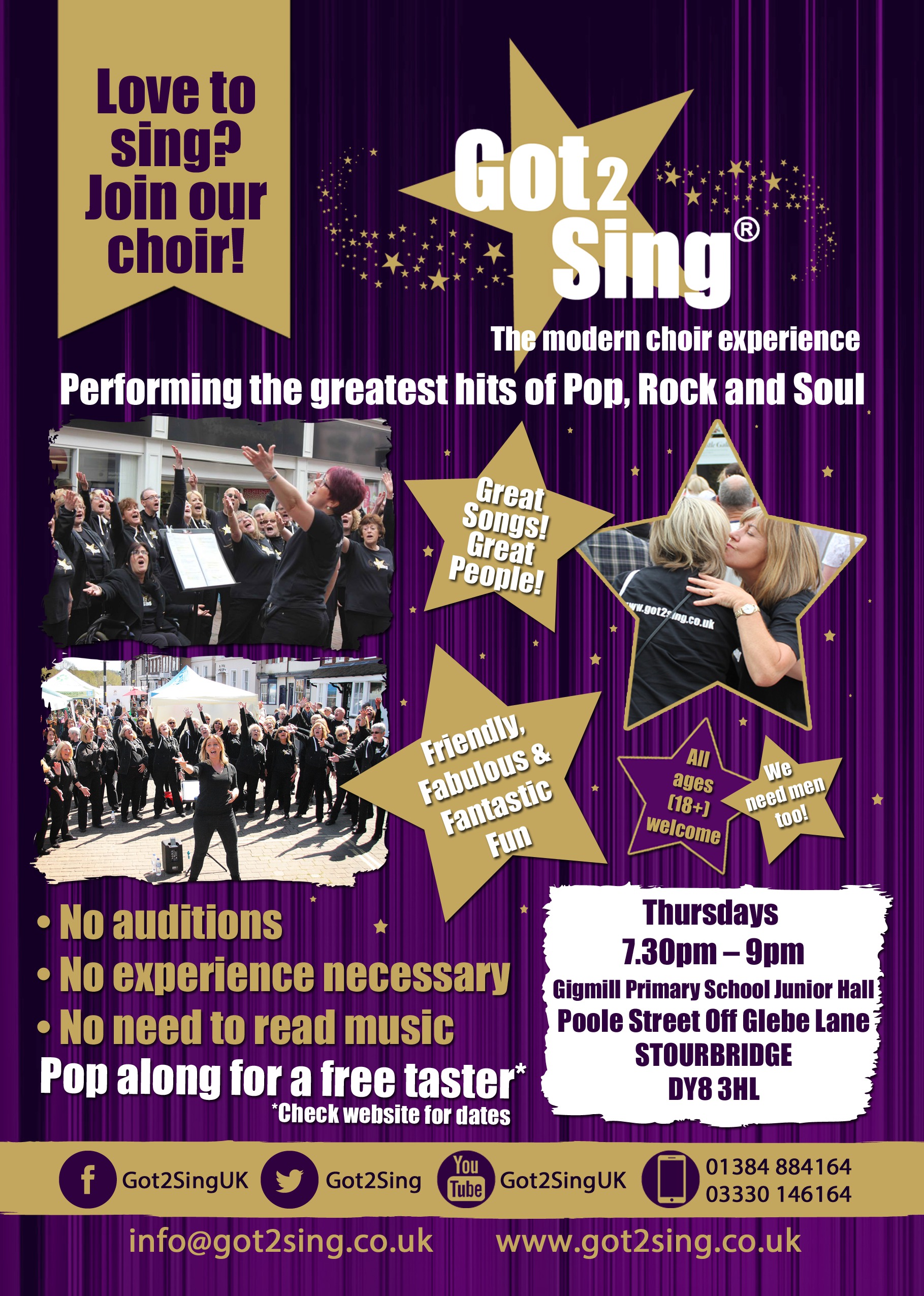 OPEN REHEARSAL With Stourbridge Got 2 Sing Choir | Making Music